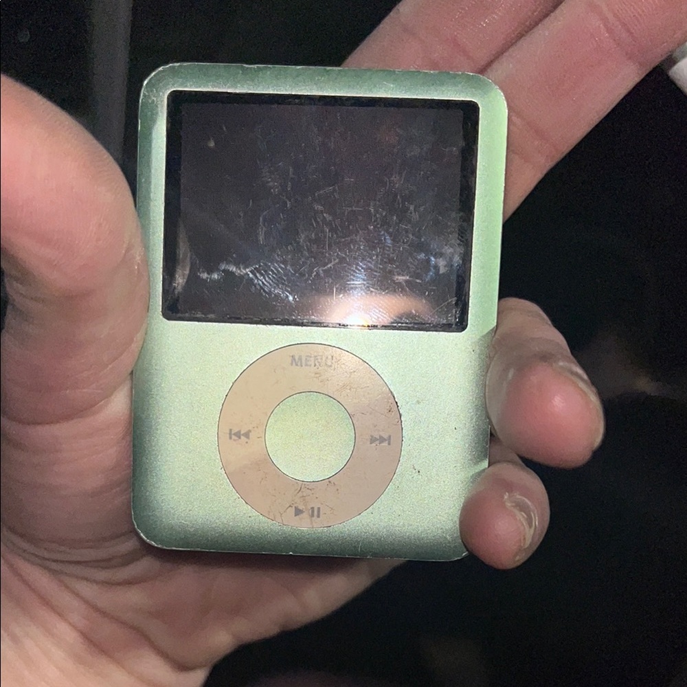 Apple Green MP3 Player with Intuitive Control and Portability